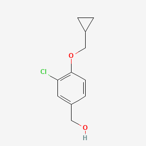 (3-Chloro-4-cyclopropylmethoxyphenyl)methanol