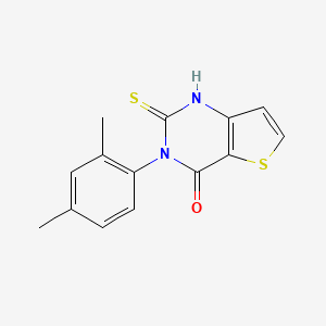 3-(2,4-dimethylphenyl)-2-thioxo-2,3-dihydrothieno[3,2-d]pyrimidin-4(1H)-one