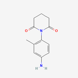 1-(4-Amino-2-methylphenyl)piperidine-2,6-dione