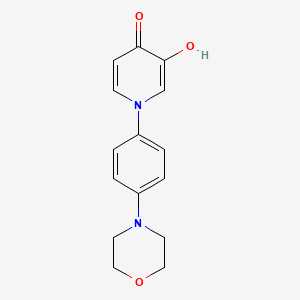 3-Hydroxy-1-(4-morpholin-4-ylphenyl)pyridin-4-one