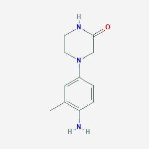 4-(4-Amino-3-methylphenyl)piperazin-2-one