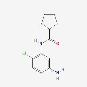 N-(5-Amino-2-chlorophenyl)cyclopentanecarboxamide