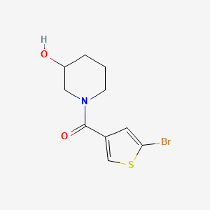 1-(5-Bromothiophene-3-carbonyl)piperidin-3-ol