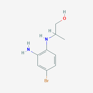 2-(2-Amino-4-bromophenylamino)propan-1-ol