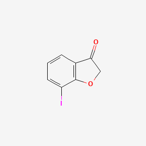 molecular formula C8H5IO2 B1386316 7-Iodobenzofuran-3(2H)-one CAS No. 20143-57-1