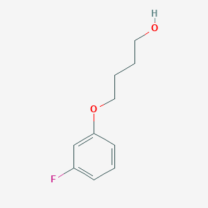 molecular formula C10H13FO2 B1386317 4-(3-Fluorophenoxy)butan-1-ol CAS No. 1153244-61-1