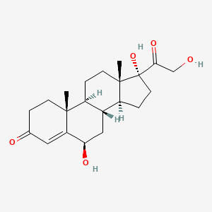 molecular formula C21H30O5 B13863217 6b-Hydroxy-11-deoxycortisol 