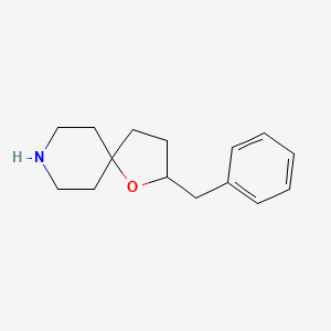 molecular formula C15H21NO B13863230 2-Benzyl-1-oxa-8-azaspiro[4.5]decane 