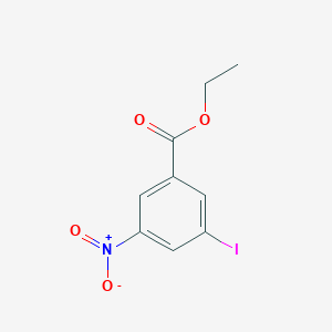 molecular formula C9H8INO4 B1386325 Ethyl 3-iodo-5-nitrobenzoate CAS No. 850864-49-2