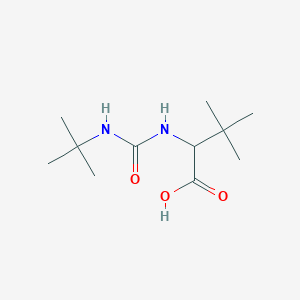 molecular formula C11H22N2O3 B1386341 N-[(tert-butylamino)carbonyl]-3-methylvaline CAS No. 1155278-31-1
