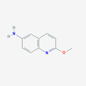 molecular formula C10H10N2O B1386342 2-Methoxyquinolin-6-amine CAS No. 1153800-77-1