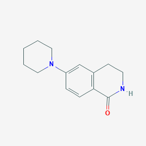 6-(Piperidin-1-YL)-3,4-dihydroisoquinolin-1(2H)-one