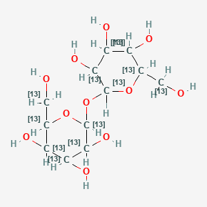 molecular formula C12H22O11 B13863423 Alpha,Alpha-[UL-13C12]Trehalose 