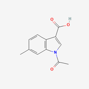 1-Acetyl-6-methylindole-3-carboxylic acid