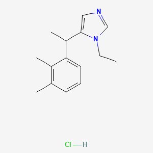 molecular formula C15H21ClN2 B13863513 Ethylmedetomidine Hydrochloride 