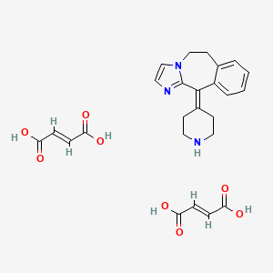 (E)-but-2-enedioic acid;11-piperidin-4-ylidene-5,6-dihydroimidazo[2,1-b][3]benzazepine