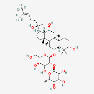 molecular formula C42H72O13 B13863523 Ginsenoside Rg2-d6 