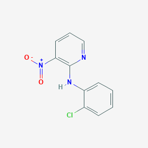 molecular formula C11H8ClN3O2 B13863554 N-(2-chlorophenyl)-3-nitropyridin-2-amine CAS No. 41010-66-6