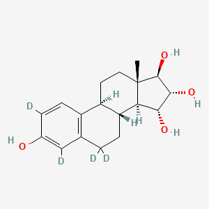 molecular formula C18H24O4 B13863558 Estetrol-d4 (Major) 