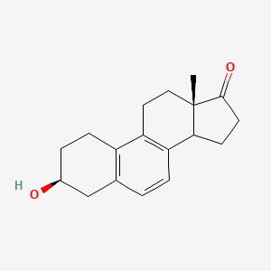 molecular formula C18H22O2 B13863603 (3S,13S)-3-hydroxy-13-methyl-2,3,4,11,12,14,15,16-octahydro-1H-cyclopenta[a]phenanthren-17-one 