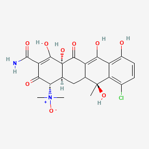 molecular formula C22H23ClN2O9 B13863633 Demeclocycline Oxide 