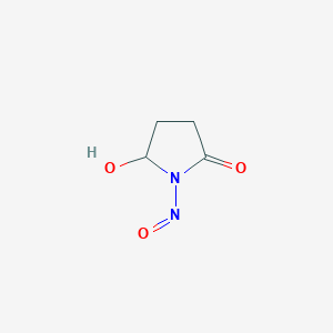 molecular formula C4H6N2O3 B13863636 N-Nitroso-5-hydroxy Pyrrolidone 