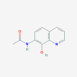 molecular formula C11H10N2O2 B13863647 N-(8-hydroxyquinolin-7-yl)acetamide 