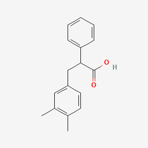 molecular formula C17H18O2 B13863650 3-(3,4-Dimethylphenyl)-2-phenylpropanoic acid 