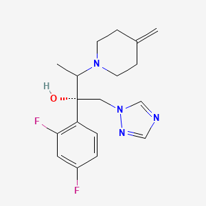 molecular formula C18H22F2N4O B13863676 (2S,3R)-Efinaconazole 