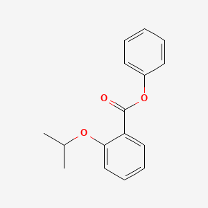 molecular formula C16H16O3 B13863683 Phenyl 2-propan-2-yloxybenzoate 