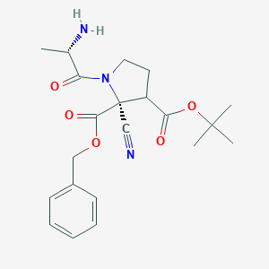 B138637 t-Butyloxycarbonyl-cyanoalanylproline benzyl ester CAS No. 132247-17-7