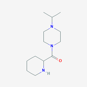 molecular formula C13H25N3O B1386382 1-(Piperidine-2-carbonyl)-4-(propan-2-yl)piperazine CAS No. 1218350-59-4