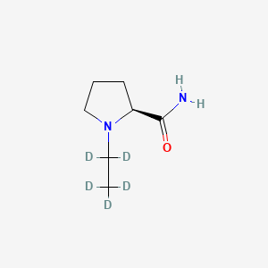 (S)-1-Ethyl-2-pyrrolidinecarboxamide-d5