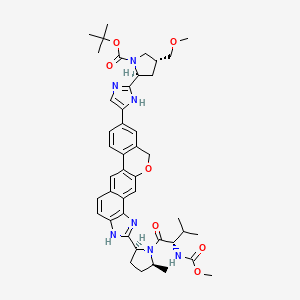 N-Des(Methoxycarbonyl)phenylglycine N-tertButyloxycarbonyl Velpatasvir