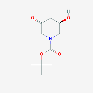 tert-butyl (3R)-3-hydroxy-5-oxopiperidine-1-carboxylate