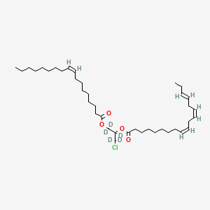 molecular formula C39H67ClO4 B13864031 rac 1-Oleoyl-2-linolenoyl-3-chloropropanediol-d5 