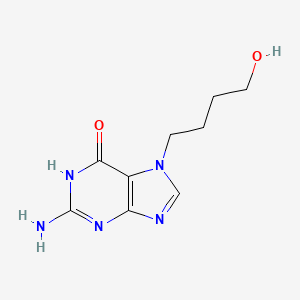 molecular formula C9H13N5O2 B13864059 7-(4-Hydroxybutyl)guanine 