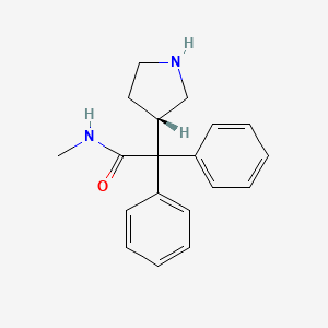 (S)-2,2-Diphenyl-2-pyrrolidin-3-yl)acetamide