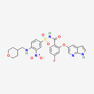 VNL3-Acid VNL6 (Des-(1-((4'-chloro-5,5-dimethyl-3,4,5,6-tetrahydro-[1,1'-biphenyl]-2-yl)methyl)piperazine Fluoro-Venetoclax)