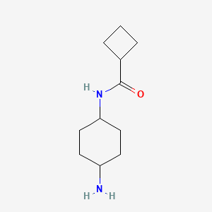 molecular formula C11H20N2O B1386417 N-(4-aminocyclohexyl)cyclobutanecarboxamide CAS No. 1154623-09-2