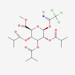 Methyl 2,3,4-tri-o-isobutyryl-1-o-trichloroacetimidoyl-beta-d-glucopyranuronate