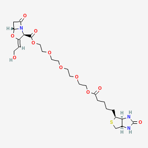 molecular formula C26H39N3O11S B13864269 Clavulanate-TEG-Biotin 