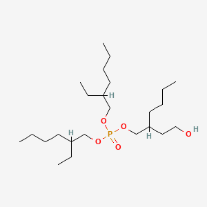 molecular formula C24H51O5P B13864296 Di-(2-Ethylhexyl) (2-(2-Hydroxyethyl)-hexyl) Phosphate 