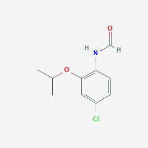 N-(4-chloro-2-propan-2-yloxyphenyl)formamide