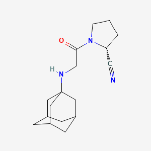 molecular formula C17H25N3O B13864402 Dehydroxy Vildagliptin 