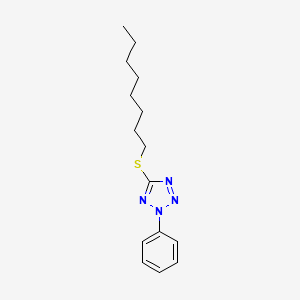 molecular formula C15H22N4S B13864410 5-(Octylthio)-2-phenyl-2H-tetrazole 