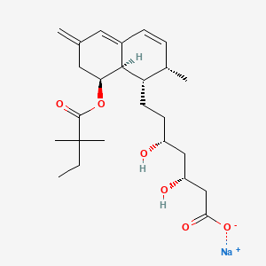 molecular formula C25H37NaO6 B13864419 6'-Exomethylene Simvastatin Acid Sodium Salt 