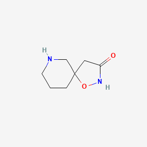 molecular formula C7H12N2O2 B13864423 1-Oxa-2,7-diazaspiro[4.5]decan-3-one 