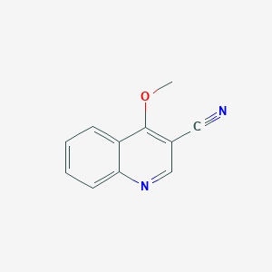 molecular formula C11H8N2O B1386443 4-Methoxyquinoline-3-carbonitrile CAS No. 1156314-94-1