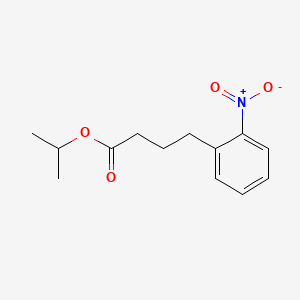 molecular formula C13H17NO4 B13864436 Isopropyl-4-(2-nitrophenyl)butyrate 